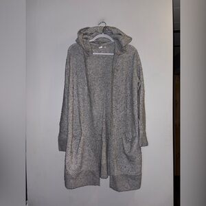 Gap — Grey Hooded Cardigan